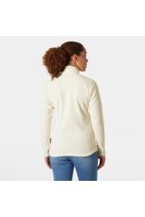 HELLY HANSEN W LIGHT HALFZIP POLAR L - Beyaz