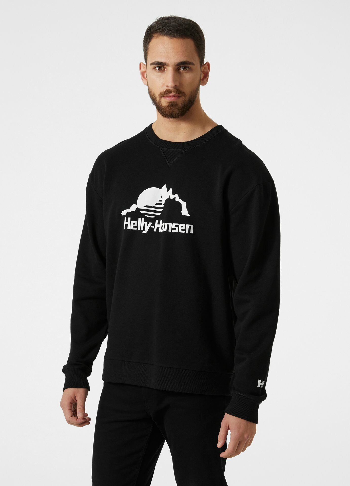 HELLY HANSEN YU CREW SWEATER 2.0 L - Siyah