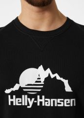 HELLY HANSEN YU CREW SWEATER 2.0 M - Siyah