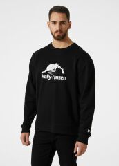 HELLY HANSEN YU CREW SWEATER 2.0 S - Siyah