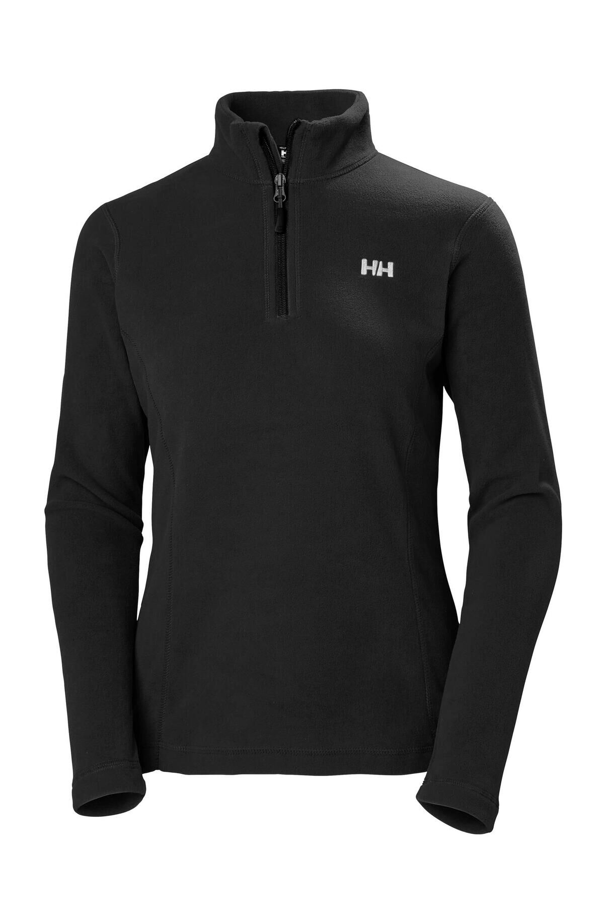 HELLY HANSEN W LIGHT HALFZIP POLAR L - Siyah
