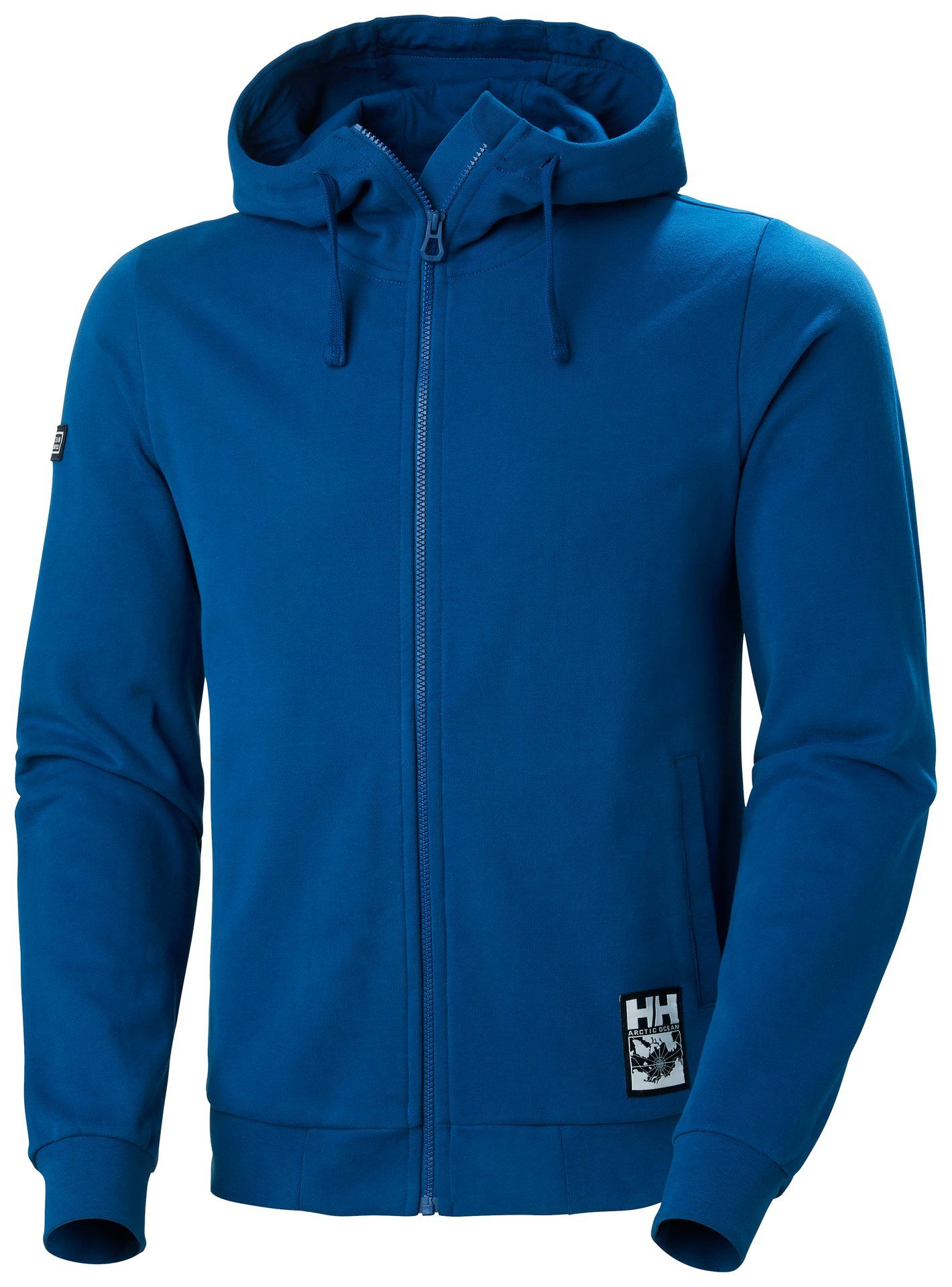 HELLY HANSEN ARCTIC OCEAN FULL ZIP KAPŞONLU SWEATSHIRT L - Mavi