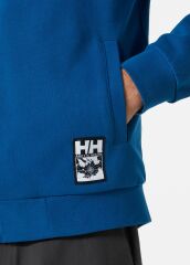 HELLY HANSEN ARCTIC OCEAN FULL ZIP KAPŞONLU SWEATSHIRT S - Mavi