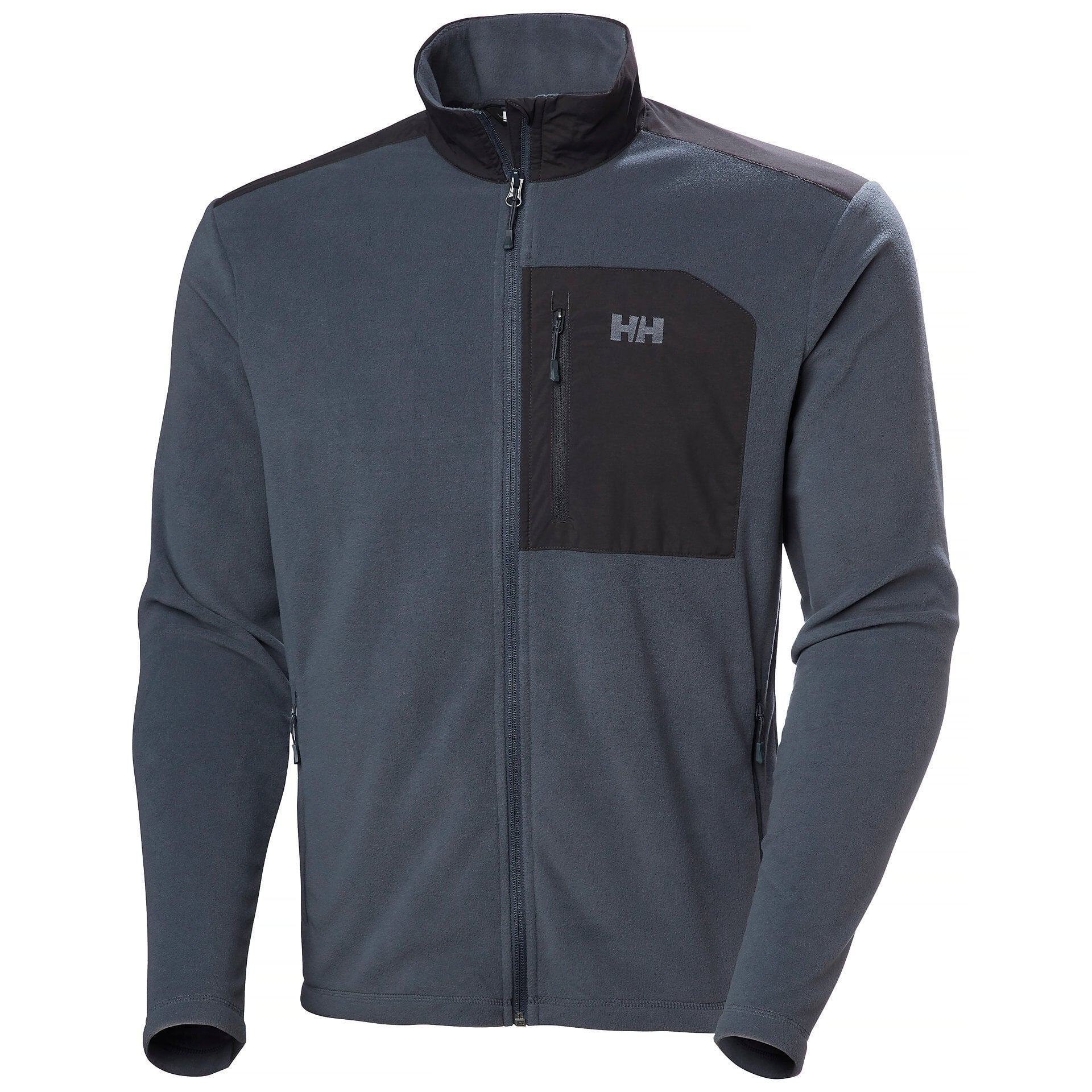 HELLY HANSEN BLOCK FULLZIP POLAR MONT XXL - füme