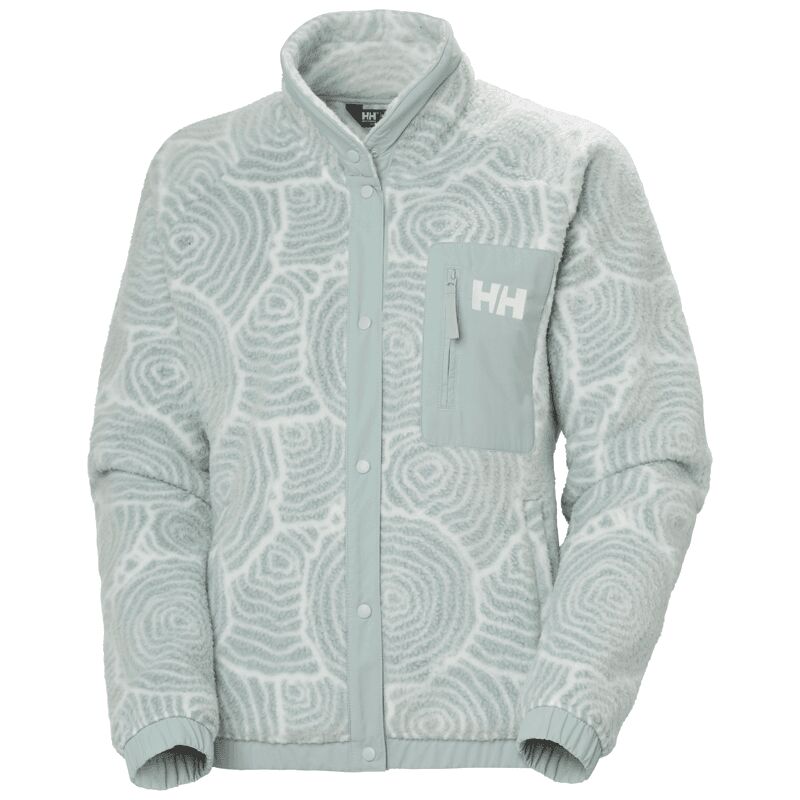 HELLY HANSEN W IMPERIAL PRINTED PILE SNAP MONT L