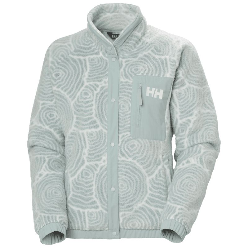HELLY HANSEN W IMPERIAL PRINTED PILE SNAP MONT S