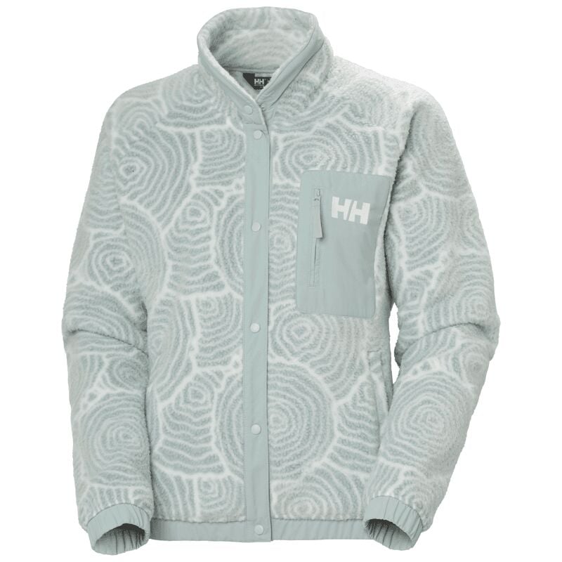HELLY HANSEN W IMPERIAL PRINTED PILE SNAP MONT XS