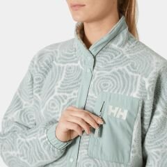 HELLY HANSEN W IMPERIAL PRINTED PILE SNAP MONT XS
