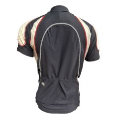 Kısa Kollu Tam Fermuar Bisiklet Forması M - Siyah