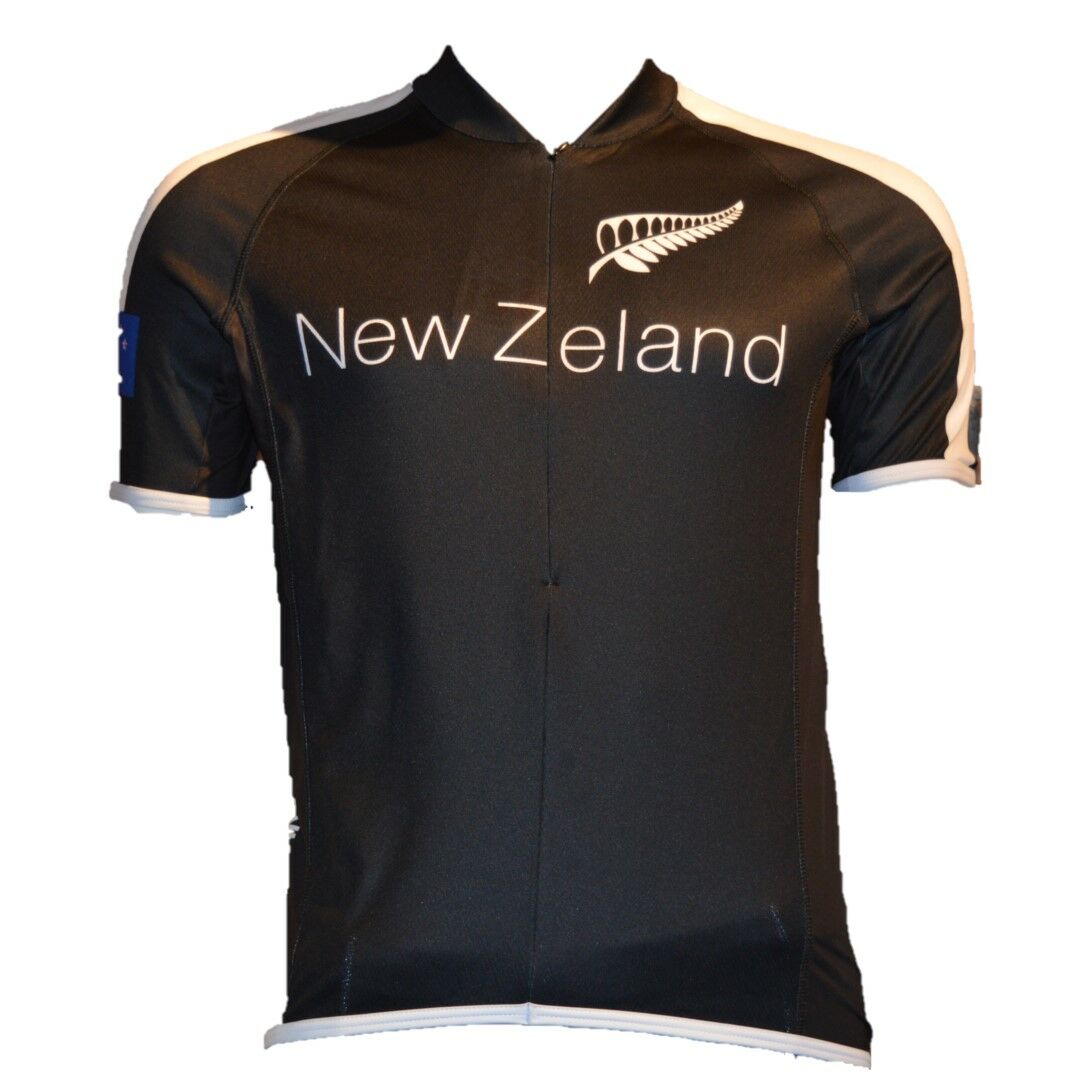 Kısa Kollu Tam Fermuar Bisiklet Forması S - Siyah