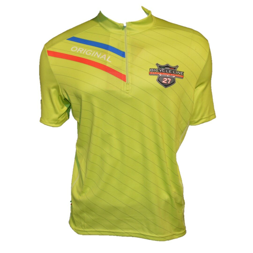 Kısa Kollu Tam Fermuar Bisiklet Forması