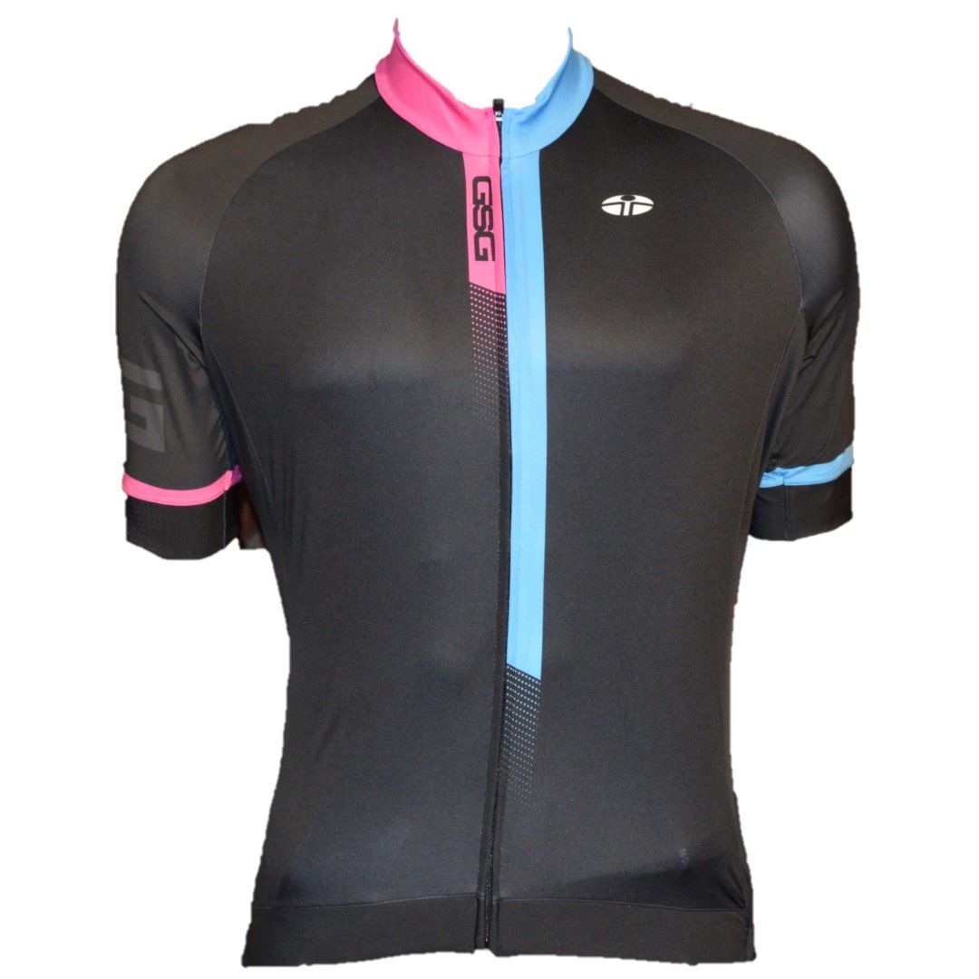 Kısa Kollu Tam Fermuar Bisiklet Forması