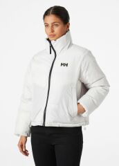 HELLY HANSEN W YU 23 REVERSIBLE PUFFER MONT S - Siyah