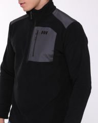 HELLY HANSEN BLOCK HALFZIP POLAR XL - Siyah