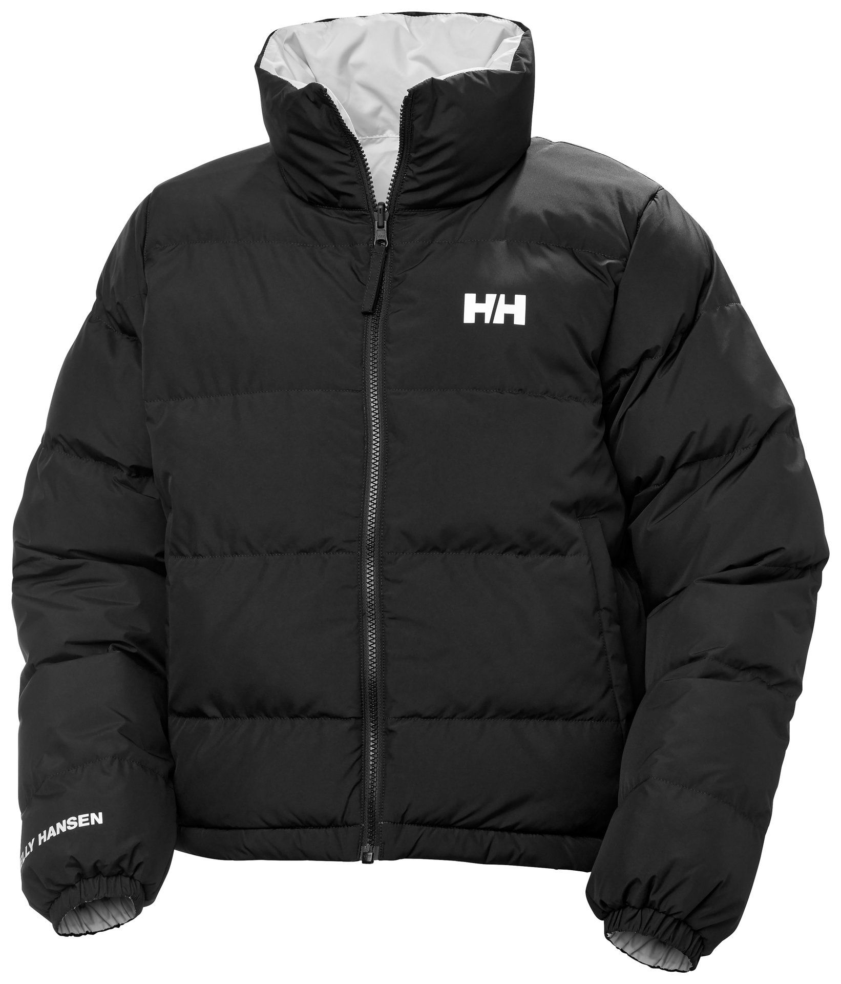 HELLY HANSEN W YU 23 REVERSIBLE PUFFER MONT XS - Siyah