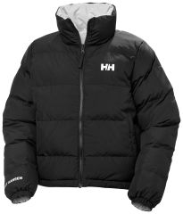 HELLY HANSEN W YU 23 REVERSIBLE PUFFER MONT XS - Siyah