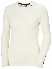 HELLY HANSEN W LIFA MERINO MIDWEIGHT CREW L - Beyaz