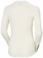 HELLY HANSEN W LIFA MERINO MIDWEIGHT CREW L - Beyaz