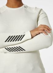 HELLY HANSEN W LIFA MERINO MIDWEIGHT CREW M - Beyaz