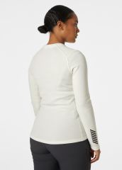 HELLY HANSEN W LIFA MERINO MIDWEIGHT CREW XS - Beyaz