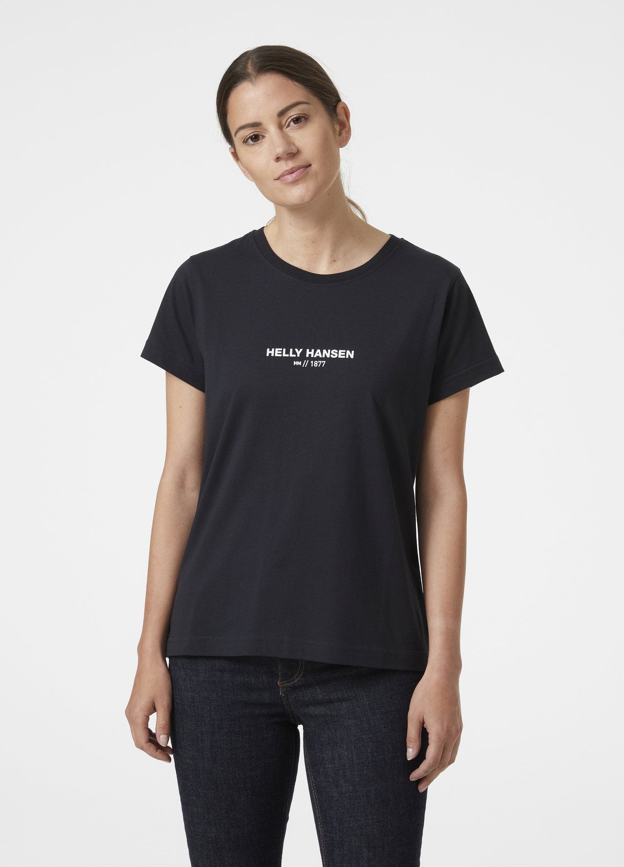 HH W RWB GRAPHIC T-SHIRT - KADIN OUTDOOR T-SHIRT