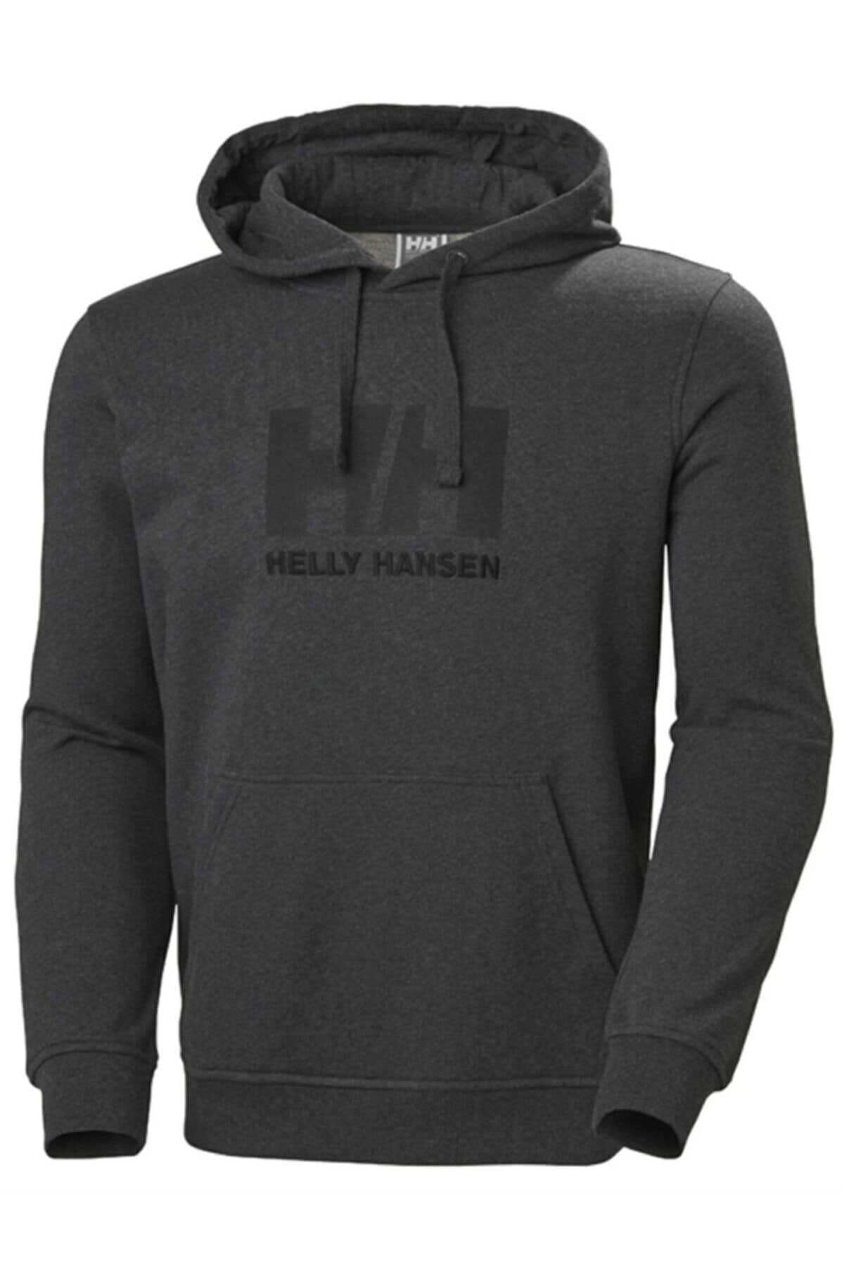 Helly Hansen Logo Hoodie HHA.33977 HHA.981 Erkek Sweat ShirT