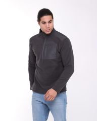 HELLY HANSEN BLOCK HALFZIP POLAR XL - EBONY