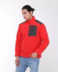 HELLY HANSEN BLOCK HALFZIP POLAR L - KIRMIZI