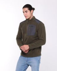 HELLY HANSEN BLOCK HALFZIP POLAR M - HAKİ