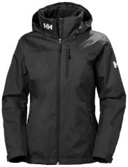 HELLY HANSEN  W CREW KAPİŞONLU MIDLAYER MONT L - Siyah