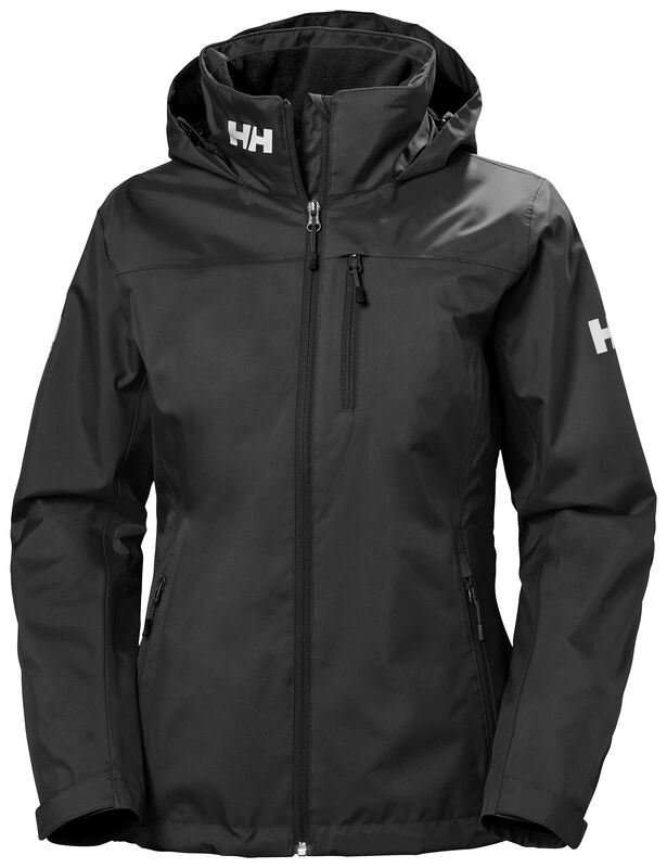 HELLY HANSEN  W CREW KAPİŞONLU MIDLAYER MONT S - Siyah