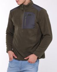 HELLY HANSEN BLOCK HALFZIP POLAR XXL - HAKİ