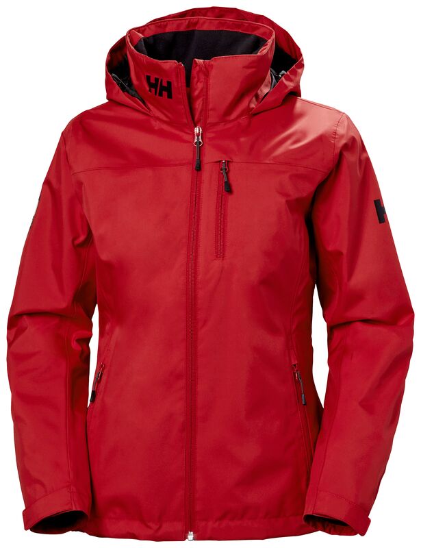HELLY HANSEN  W CREW KAPİŞONLU MIDLAYER MONT XL - KIRMIZI