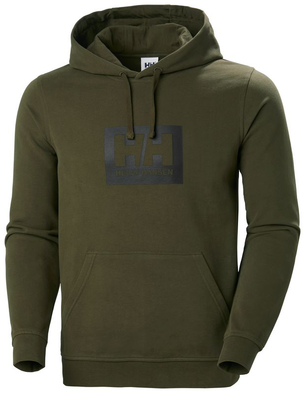 HELLY HANSEN BOX HOODIE KAPİŞONLU L - YEŞİL