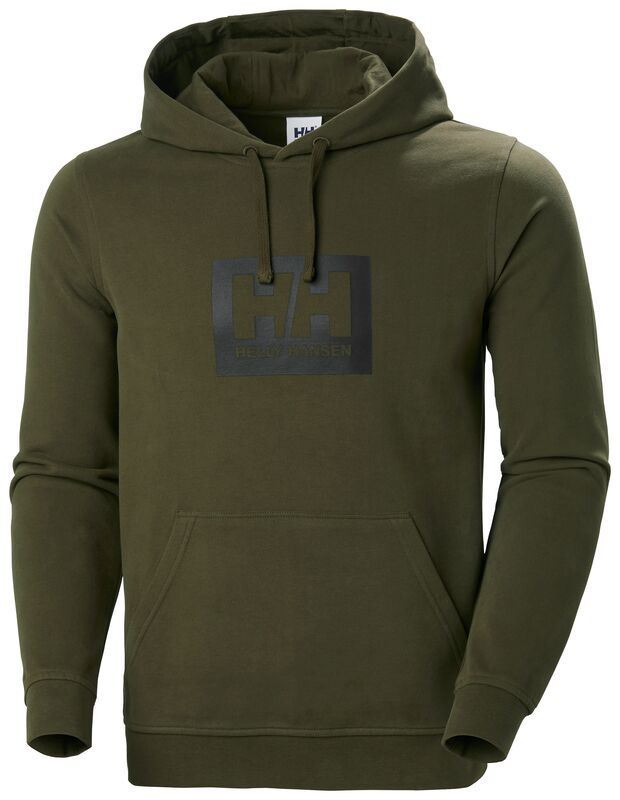 HELLY HANSEN BOX HOODIE KAPİŞONLU M - YEŞİL