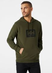 HELLY HANSEN BOX HOODIE KAPİŞONLU M - YEŞİL