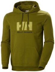 HELLY HANSEN LOGO HOODIE KAPİŞONLU S - YEŞİL