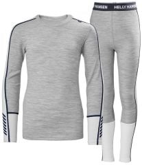HH JR LIFA MERINO MIDWEIGHT SET - HELLY HANSEN ÇOCUK TERMAL SET