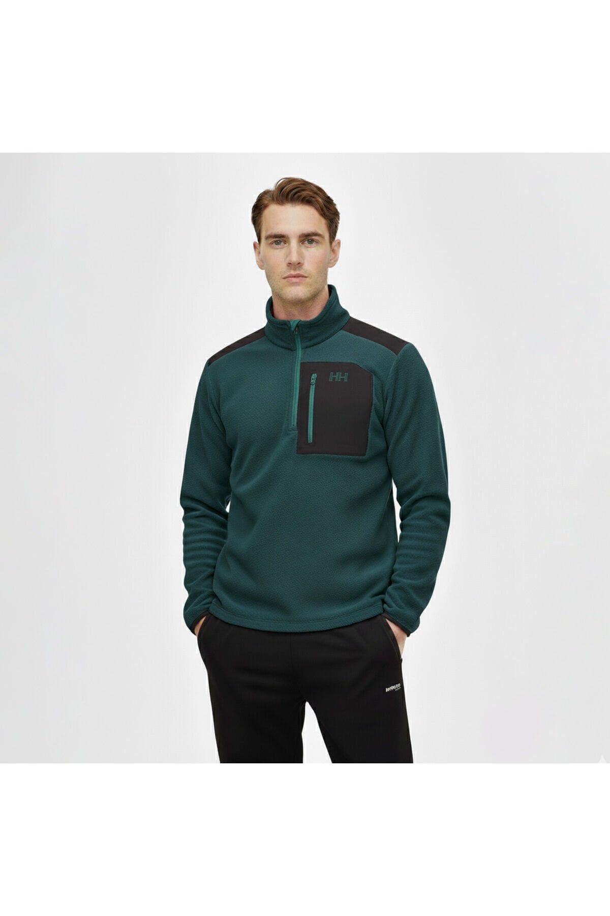 HELLY HANSEN BLOCK HALFZIP POLAR – Petrol Yeşili
