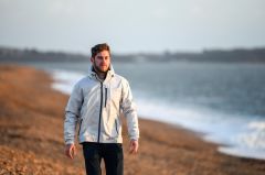 HH CREW HOODED MIDLAYER JACKET - HELLY HANSEN ERKEK CEKET XL - GRİ