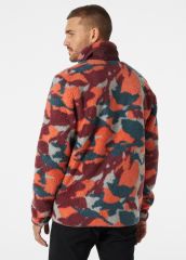 HELLY HANSEN PANORAMA PRINTED PILE MONT XXL - TURUNCU