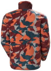HELLY HANSEN PANORAMA PRINTED PILE MONT XXL - TURUNCU