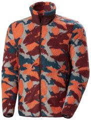 HELLY HANSEN PANORAMA PRINTED PILE MONT XXL - TURUNCU