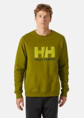 HELLY HANSEN LOGO CREW SWEAT L - YEŞİL