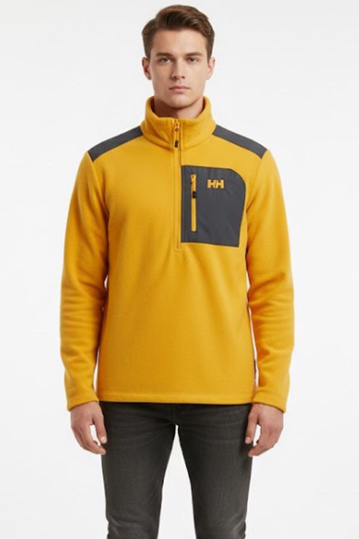 HELLY HANSEN BLOCK HALFZIP POLAR – Sarı