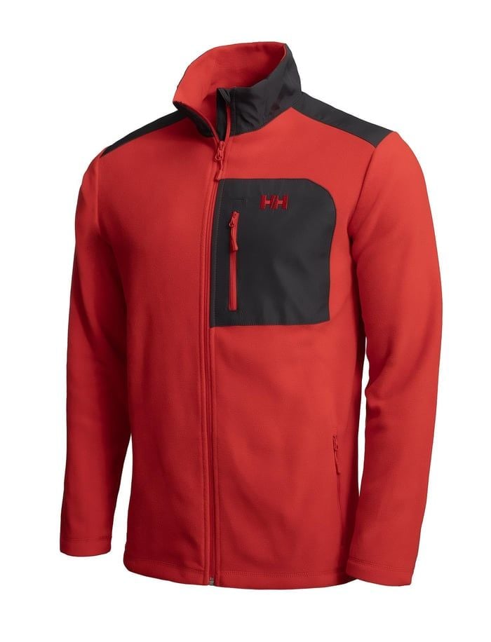 HELLY HANSEN BLOCK FULLZIP POLAR MONT XXL - KIRMIZI