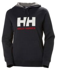 HH W HH LOGO HOODIE - HELLY HANSEN KADIN KAPÜŞONLU SWEAT L - Lacivert
