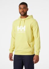 Hh Logo Hoodie Erkek Sweat Shirt M - SARI