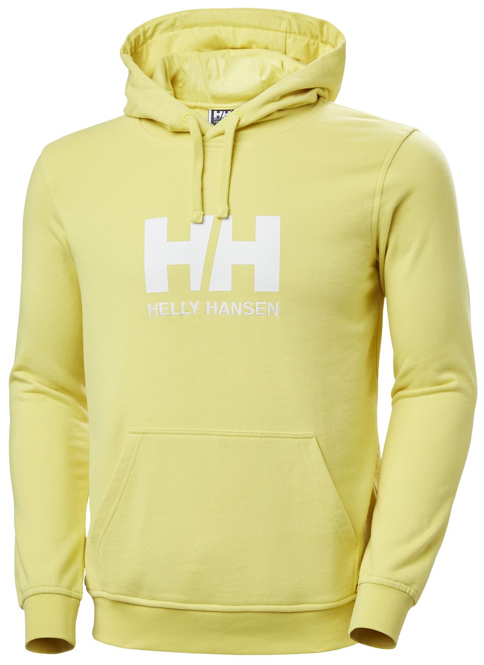 Hh Logo Hoodie Erkek Sweat Shirt M - SARI