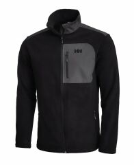 HELLY HANSEN BLOCK FULLZIP POLAR MONT L - Siyah